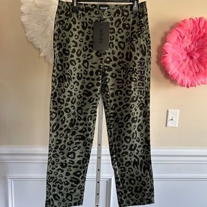 NWT RIPNDIP SPOTTED COTTON TWILL PANTS OLIVE SIZE 32